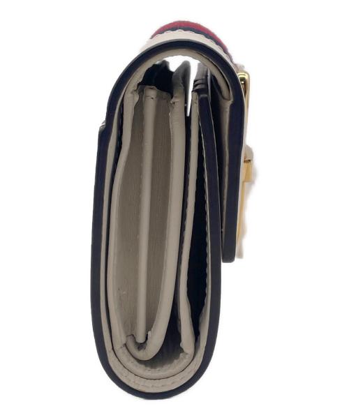 GUCCI（グッチ）GUCCI (グッチ) 3つ折り財布 ホワイトの古着・服飾アイテム