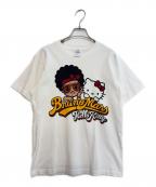 HELLO KITTY×BRUNO MARSハローキティ×ブルーノ マーズ）の古着「半袖Tシャツ」｜ホワイト
