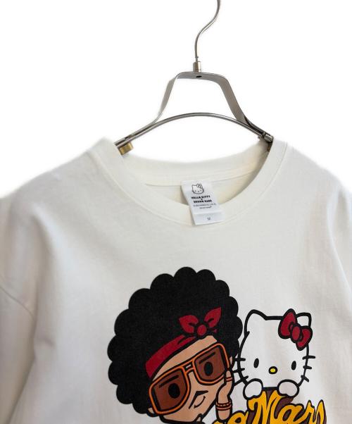 HELLO KITTY（ハローキティ）HELLO KITTY (ハローキティ) BRUNO MARS (ブルーノ マーズ) 半袖Tシャツ ホワイト サイズ:Mの古着・服飾アイテム
