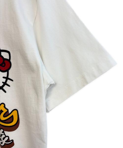 HELLO KITTY（ハローキティ）HELLO KITTY (ハローキティ) BRUNO MARS (ブルーノ マーズ) 半袖Tシャツ ホワイト サイズ:Mの古着・服飾アイテム