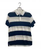 MONCLERモンクレール）の古着「ポロシャツ」｜ブラック×ホワイト