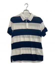 MONCLER（モンクレール）の古着「ポロシャツ」｜ブラック×ホワイト