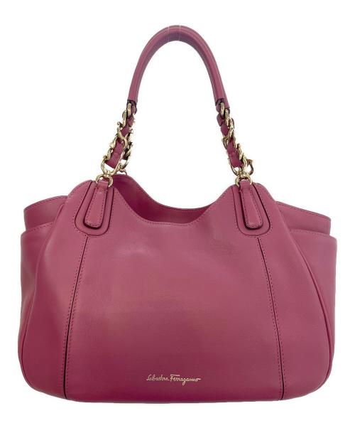 Salvatore Ferragamo（サルヴァトーレ フェラガモ）Salvatore Ferragamo (サルヴァトーレ フェラガモ) ハンドバッグ ピンクの古着・服飾アイテム