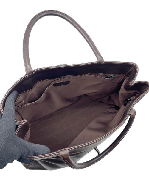 CHANEL（シャネル）CHANEL (シャネル) レザートートバッグ ブラウンの古着・服飾アイテム