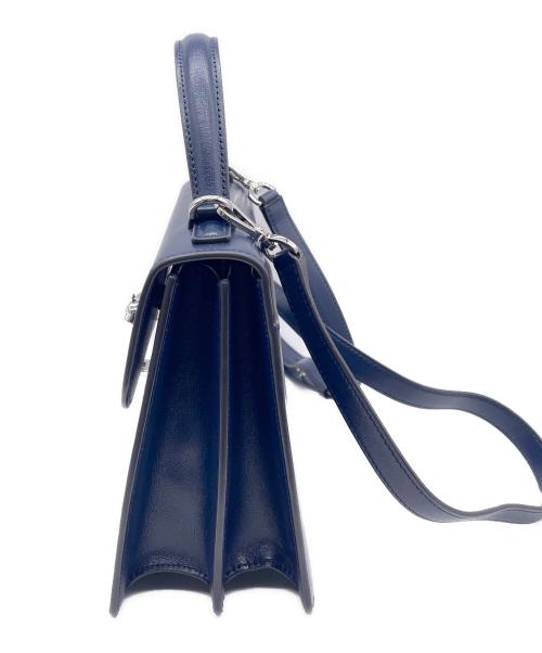 Cartier（カルティエ）Cartier (カルティエ) トップハンドルバッグ スモール ネイビーの古着・服飾アイテム