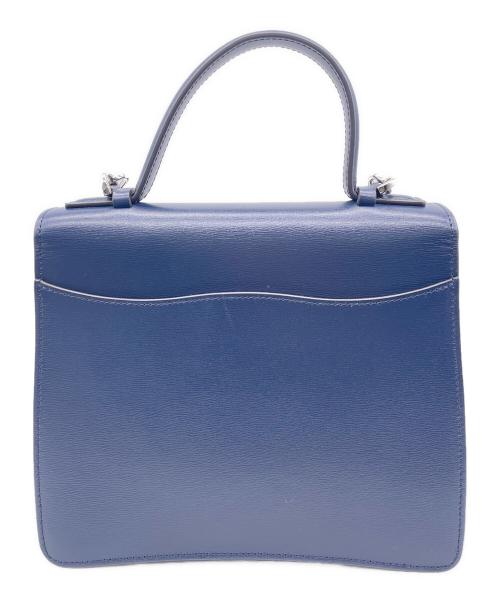 Cartier（カルティエ）Cartier (カルティエ) トップハンドルバッグ スモール ネイビーの古着・服飾アイテム