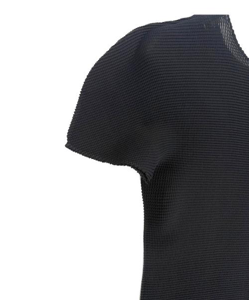 me ISSEY MIYAKE（ミーイッセイ ミヤケ）me ISSEY MIYAKE (ミーイッセイ ミヤケ) 半袖カットソー ブラック サイズ:Freeの古着・服飾アイテム