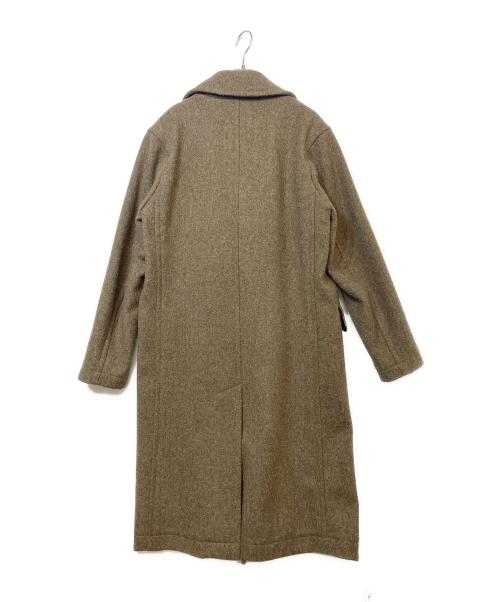 MHL（エムエイチエル）MHL (エムエイチエル) ウールチェスターコート ブラウン サイズ:Mの古着・服飾アイテム