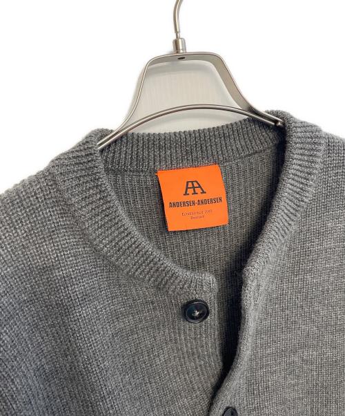 ANDERSEN-ANDERSEN（アンデルセン アンデルセン）ANDERSEN-ANDERSEN (アンデルセン アンデルセン) 厚手カーディガン グレー サイズ:Ｍの古着・服飾アイテム