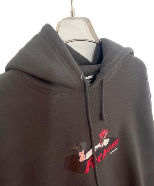 FATHOM（ファゾム）Fathom (ファゾム) パーカー ブラック サイズ:Lの古着・服飾アイテム