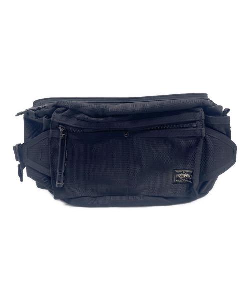 PORTER（ポーター）PORTER (ポーター) ウエストバッグ ブラックの古着・服飾アイテム