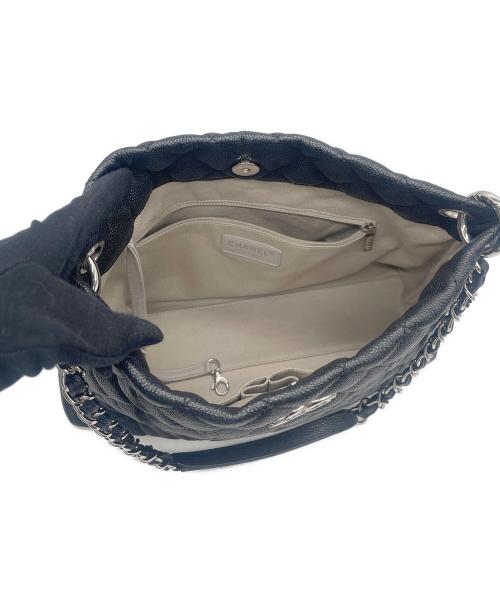 CHANEL（シャネル）CHANEL (シャネル) チェーンワンショルダーバッグ ブラックの古着・服飾アイテム