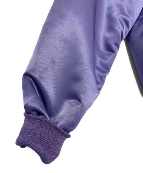 ChaikLine（チョークライン）ChaikLine (チョークライン) スタジャン パープル サイズ:Ｍの古着・服飾アイテム