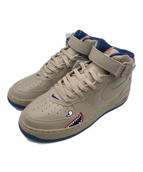 NIKE（ナイキ）NIKE (ナイキ) NIKE AIR FORCE1 MID(ナイキ エアフォース1) カーキ サイズ:27.5 未使用品の古着・服飾アイテム
