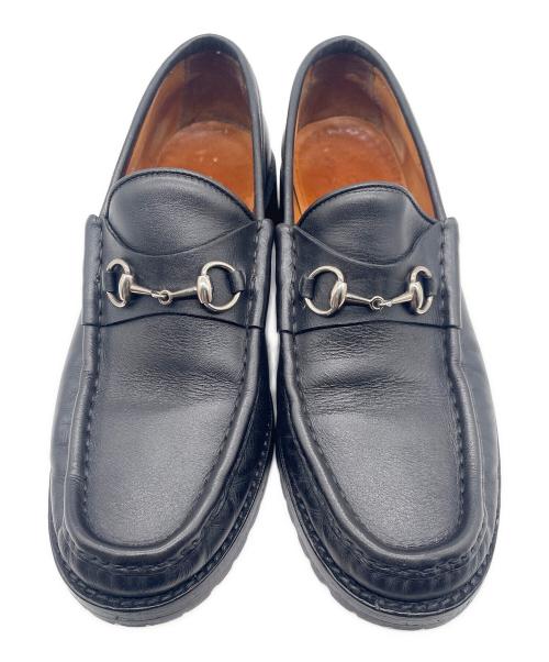 GUCCI（グッチ）GUCCI (グッチ) ビットローファー ブラック サイズ:9の古着・服飾アイテム