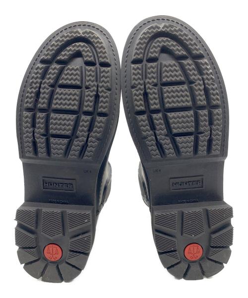 HUNTER（ハンター）HUNTER (ハンター) リファインド ステッチ ディテール チェルシー ブーツ ブラック サイズ:24の古着・服飾アイテム