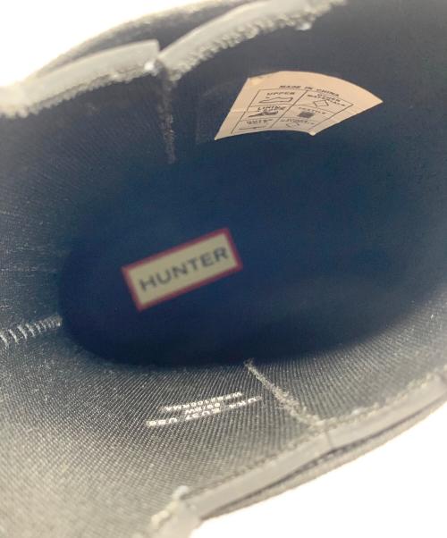 HUNTER（ハンター）HUNTER (ハンター) リファインド ステッチ ディテール チェルシー ブーツ ブラック サイズ:24の古着・服飾アイテム