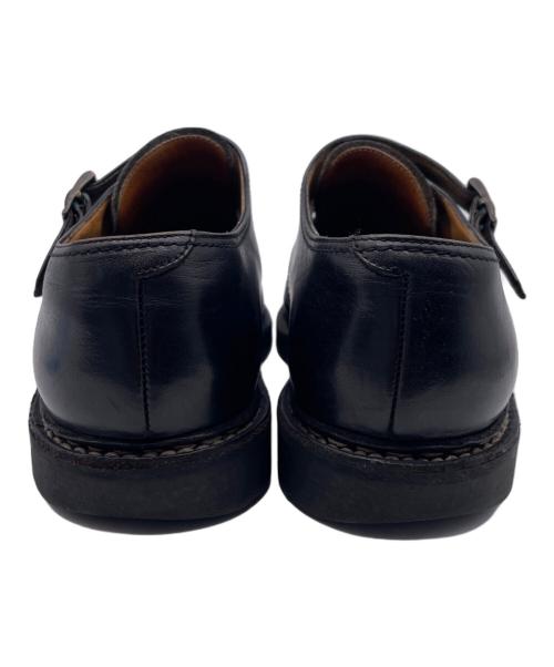 PARABOOT（パラブーツ）PARABOOT (パラブーツ) ダブルモンクシューズ ブラック サイズ:7 1/2の古着・服飾アイテム