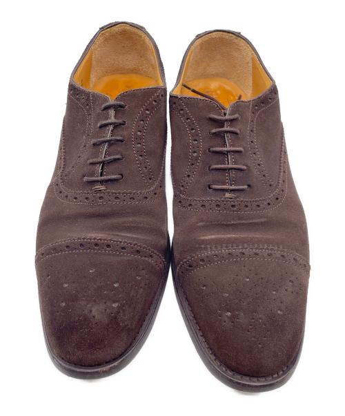 berwick（バーウィック）berwick (バーウィック) UNIVERSAL LANGUAGE (ユニバーサルランゲージ) ストレートチップシューズ ブラウン サイズ:8の古着・服飾アイテム
