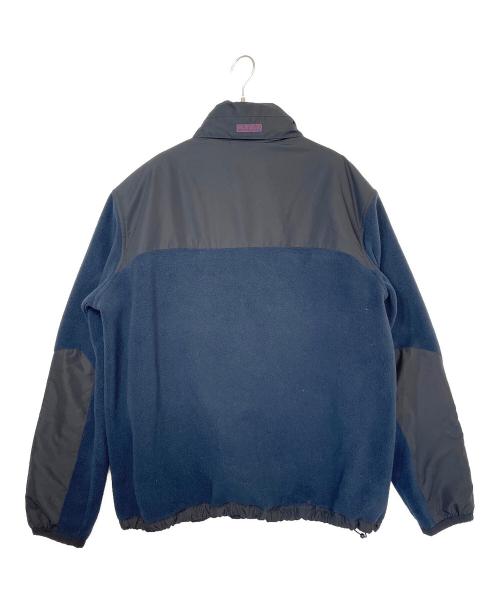 POLO RALPH LAUREN（ポロ・ラルフローレン）POLO RALPH LAUREN (ポロ・ラルフローレン) フリーススリーブナイロンジャケット ネイビー×ブラック サイズ:Lの古着・服飾アイテム