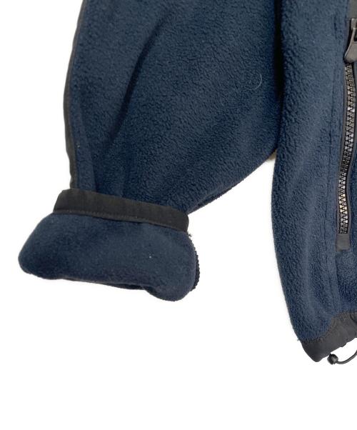 POLO RALPH LAUREN（ポロ・ラルフローレン）POLO RALPH LAUREN (ポロ・ラルフローレン) フリーススリーブナイロンジャケット ネイビー×ブラック サイズ:Lの古着・服飾アイテム