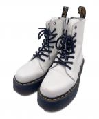 Dr.Martensドクターマーチン）の古着「JADON8ホールブーツ」｜ホワイト×ブラック