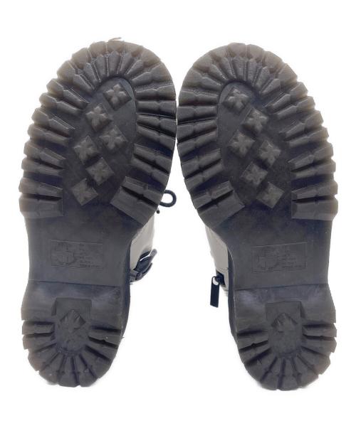 Dr.Martens（ドクターマーチン）Dr.Martens (ドクターマーチン) JADON8ホールブーツ ホワイト×ブラック サイズ:38の古着・服飾アイテム