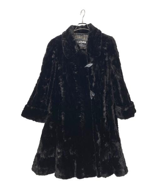 EMBA（エンバ）EMBA (エンバ) ミンクコート ブラック サイズ:表記不明の古着・服飾アイテム