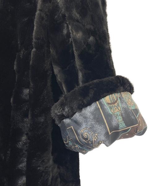 EMBA（エンバ）EMBA (エンバ) ミンクコート ブラック サイズ:表記不明の古着・服飾アイテム