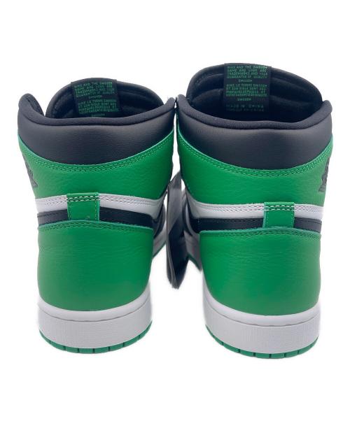 NIKE（ナイキ）NIKE (ナイキ) NIKE Air Jordan 1 Retro High OG(ナイキ ジョーダン1 ハイ) ホワイト×グリーン サイズ:27の古着・服飾アイテム