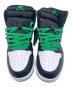 中古・古着 NIKE (ナイキ) NIKE Air Jordan 1 Retro High OG(ナイキ ジョーダン1 ハイ) ホワイト×グリーン サイズ:27：18000円