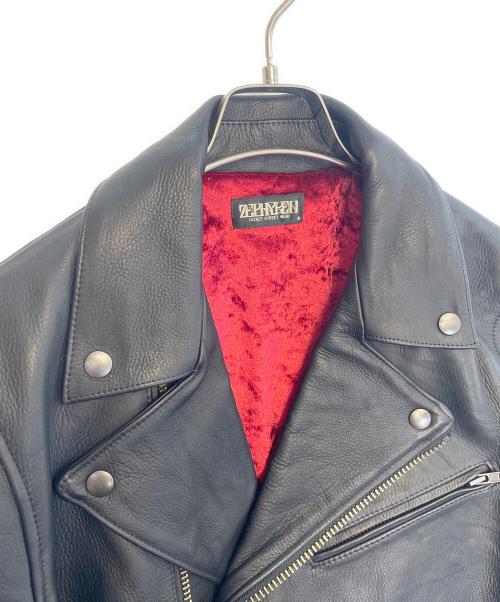 ZEPHYREN（ゼファレン）ZEPHYREN (ゼファレン) ライダースジャケット ブラック サイズ:Lの古着・服飾アイテム