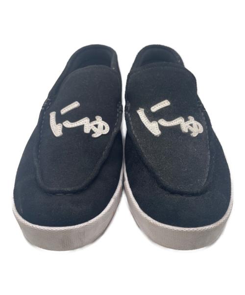 Sangacio（サンガッチョ）SANGACIO (サンガッチョ) サンガッチョ にゅ〜ずcom スリッポン ブラック サイズ:28.5の古着・服飾アイテム