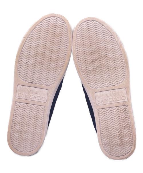 Sangacio（サンガッチョ）SANGACIO (サンガッチョ) サンガッチョ にゅ〜ずcom スリッポン ブラック サイズ:28.5の古着・服飾アイテム