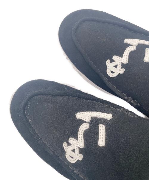 Sangacio（サンガッチョ）SANGACIO (サンガッチョ) サンガッチョ にゅ〜ずcom スリッポン ブラック サイズ:28.5の古着・服飾アイテム