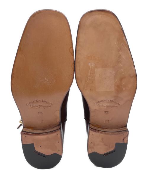 Salvatore Ferragamo（サルヴァトーレ フェラガモ）Salvatore Ferragamo (サルヴァトーレ フェラガモ) ブーツ ブラウン サイズ:6 1/2の古着・服飾アイテム