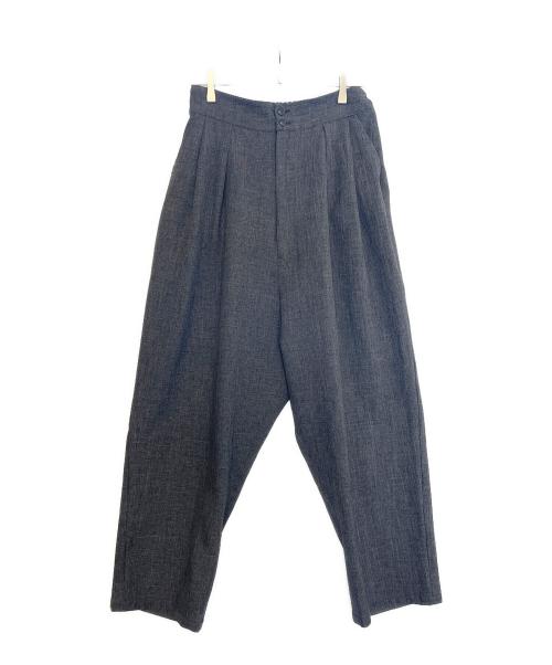 gomme HOMME（ゴム オム）gomme homme (ゴム オム) ワイドパンツ ダークグレー サイズ:2の古着・服飾アイテム