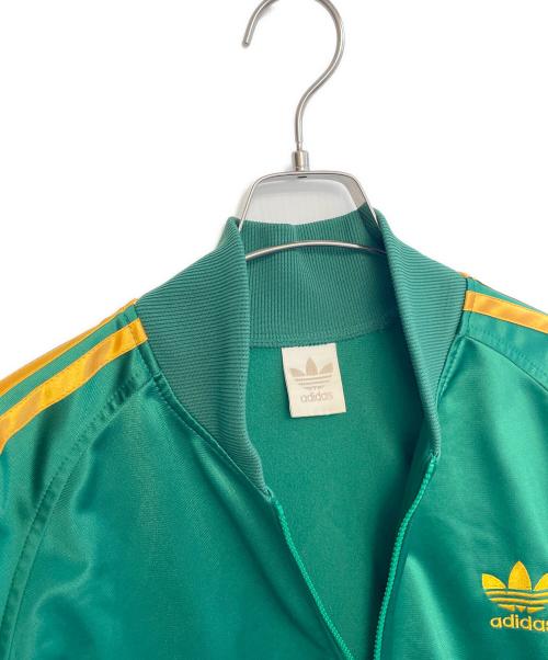 adidas（アディダス）adidas (アディダス) トラックジャケット グリーン×イエロー サイズ:Lの古着・服飾アイテム