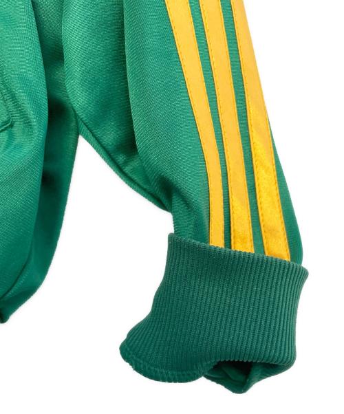 adidas（アディダス）adidas (アディダス) トラックジャケット グリーン×イエロー サイズ:Lの古着・服飾アイテム