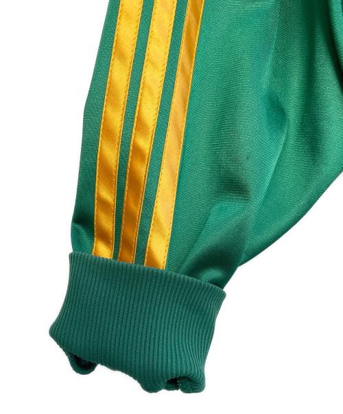 adidas（アディダス）adidas (アディダス) トラックジャケット グリーン×イエロー サイズ:Lの古着・服飾アイテム