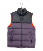 THE NORTH FACEザ ノース フェイス）の古着「ダウンベスト」｜パープル×ブラック