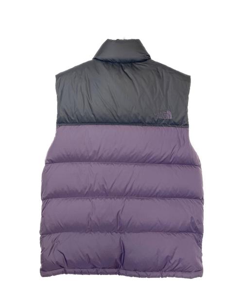 THE NORTH FACE（ザ ノース フェイス）THE NORTH FACE (ザ ノース フェイス) ダウンベスト パープル×ブラック サイズ:Sの古着・服飾アイテム
