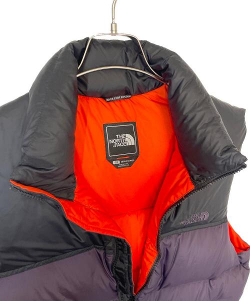 THE NORTH FACE（ザ ノース フェイス）THE NORTH FACE (ザ ノース フェイス) ダウンベスト パープル×ブラック サイズ:Sの古着・服飾アイテム