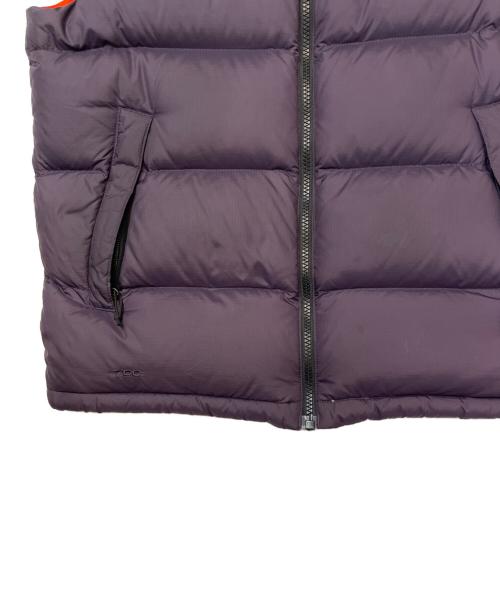 THE NORTH FACE（ザ ノース フェイス）THE NORTH FACE (ザ ノース フェイス) ダウンベスト パープル×ブラック サイズ:Sの古着・服飾アイテム