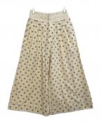 COMME des GARCONSコムデギャルソン）の古着「ドッキングドッグパターンパンツ」｜ブラウン×ホワイト