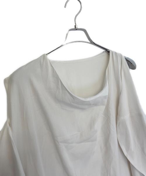 YOHJI YAMAMOTO（ヨウジヤマモト）YOHJI YAMAMOTO (ヨウジヤマモト) 半袖ワンピース ホワイト サイズ:2の古着・服飾アイテム