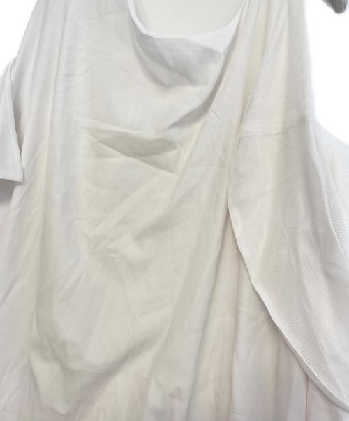 YOHJI YAMAMOTO（ヨウジヤマモト）YOHJI YAMAMOTO (ヨウジヤマモト) 半袖ワンピース ホワイト サイズ:2の古着・服飾アイテム