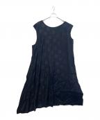 Y'sワイズ）の古着「ノースリーブワンピース」｜ブラック