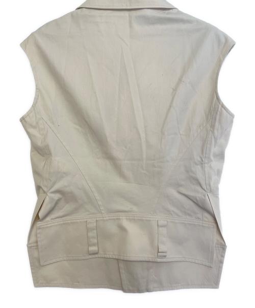 YOHJI YAMAMOTO（ヨウジヤマモト）YOHJI YAMAMOTO (ヨウジヤマモト) ベスト ホワイト サイズ:2の古着・服飾アイテム