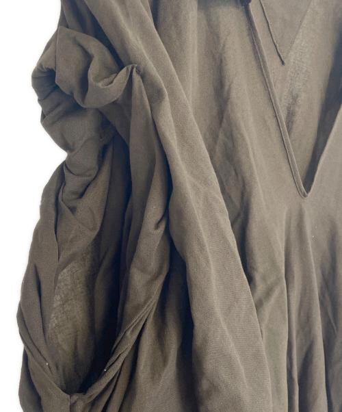 YOHJI YAMAMOTO（ヨウジヤマモト）YOHJI YAMAMOTO (ヨウジヤマモト) ワンピース オリーブ サイズ:2の古着・服飾アイテム